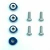 Crazyfly Hexa Binding Screws And Washers - Blue (set Of 4) Discounts Apply ! -surf sale shop crazyfly hexa screws and washers blue 1