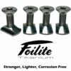Foilite - M8 Titanium Hydrofoil Hardware Set - 4 Track Nuts And 4 M8 Screws Discounts Apply ! -surf sale shop foilite titanium m8 screw track nut set 1